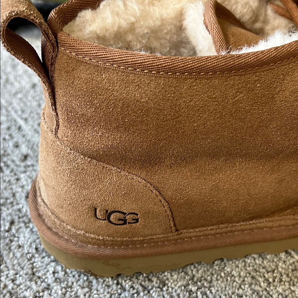 UGG Neumel Chestnut Suede Ankle Boots
